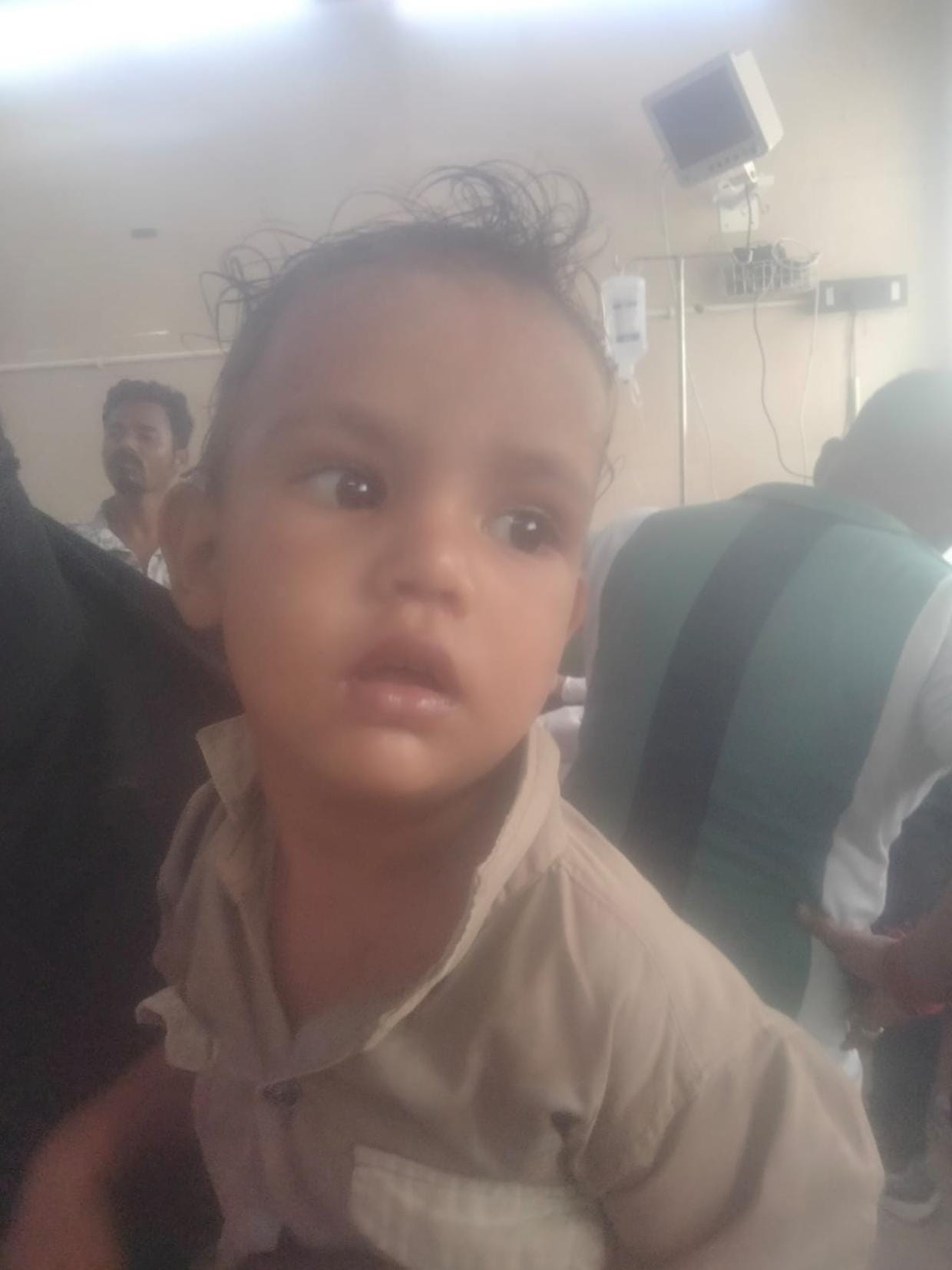 Three children, including two brothers, injured in a dog attack.