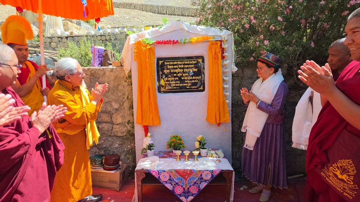 A cultural stage will be built in Spiti at a cost of 1.12 lakh.