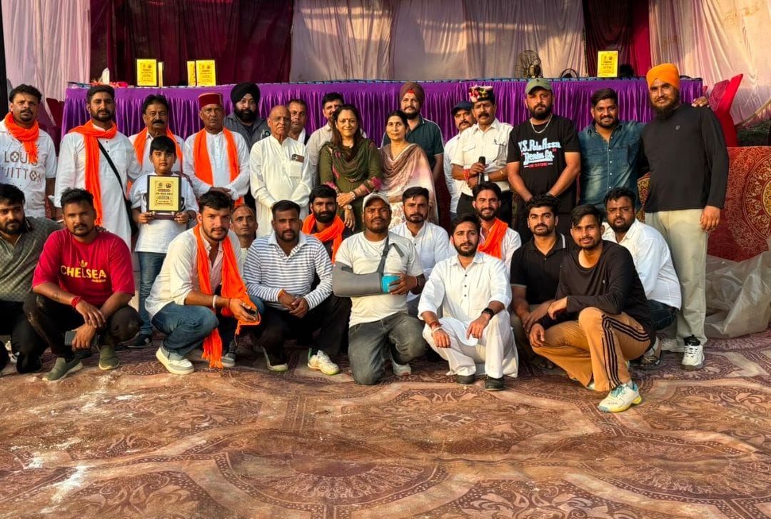 Manimajra team emerges winner in Jai Maa Kali Cricket Tournament.