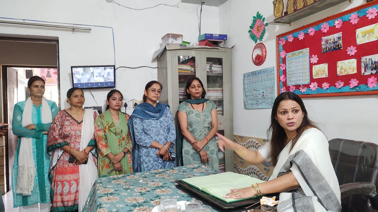 10 female teachers for 24 female students, yet the system is poor.