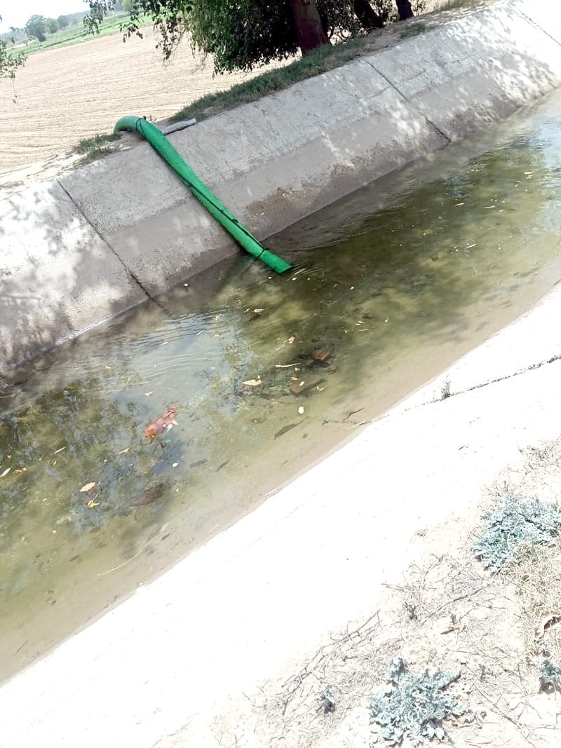 Dry crops, farmers are thirsty, farmers protest as canal water fails to reach the far end, say- administration fails to stop the water theft from the canals