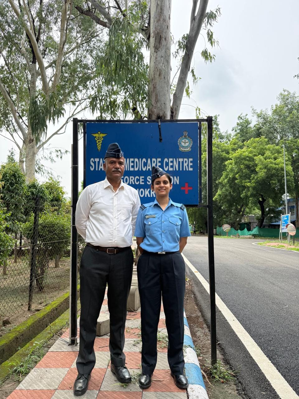 Sharanya becomes a Flight Lieutenant in the Indian Air Force.