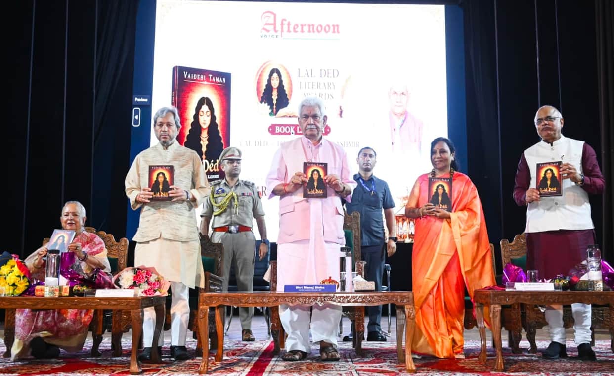 Srinagar, LG Manoj Sinha, Book Launch
