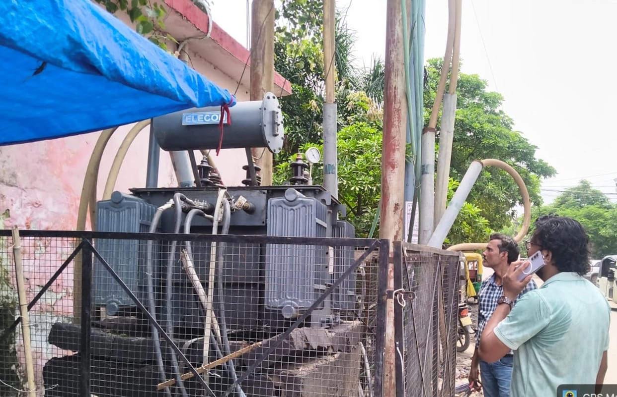 Power supply was disrupted in several areas of the city.