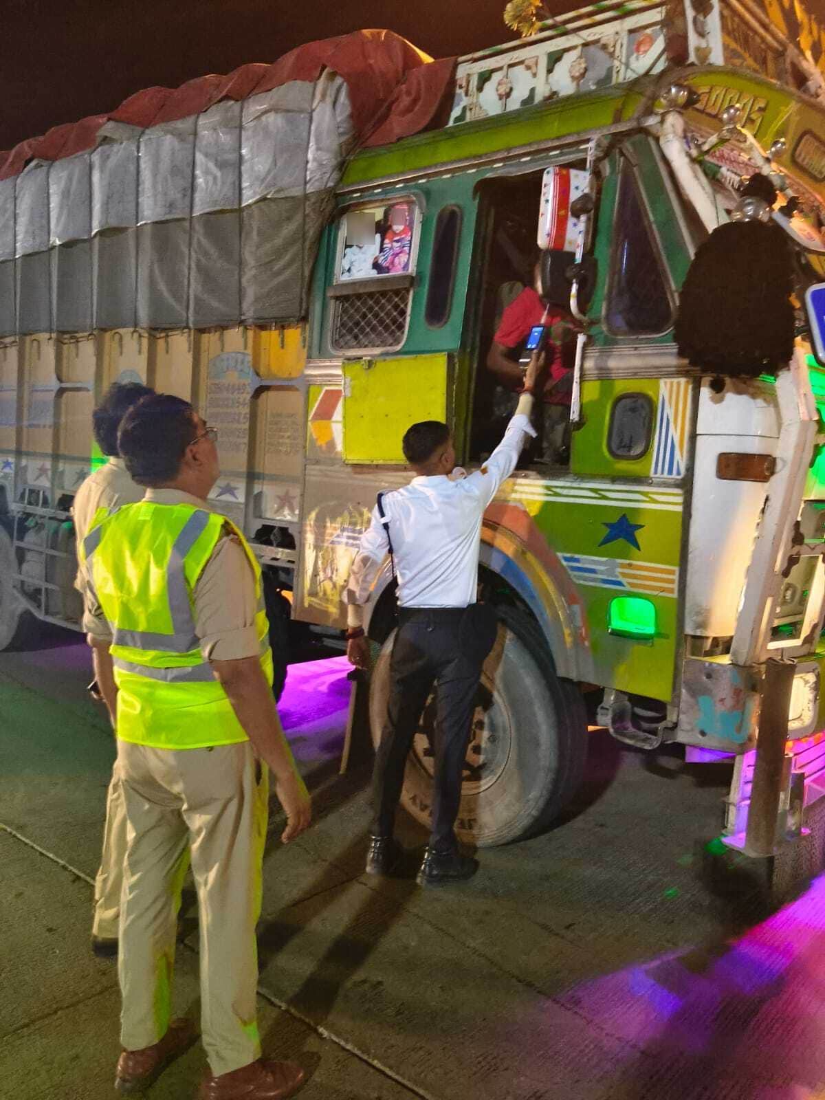13 drivers found to be under the influence of alcohol during the inspection of 130 vehicles.