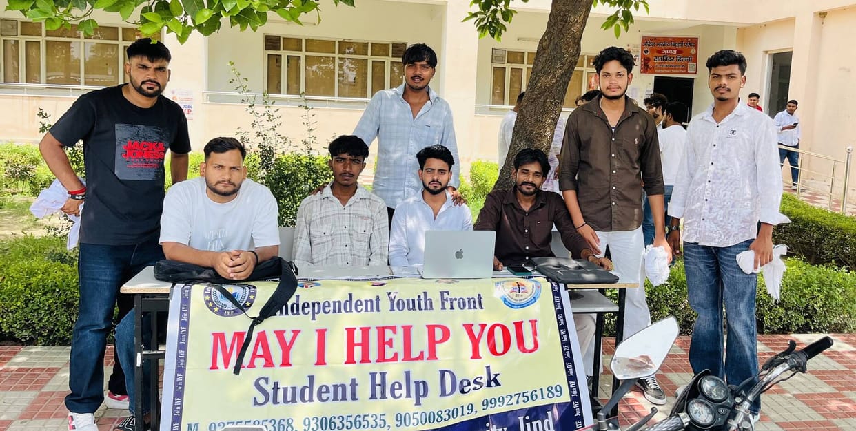 IYF sets up help desk at CRSU.