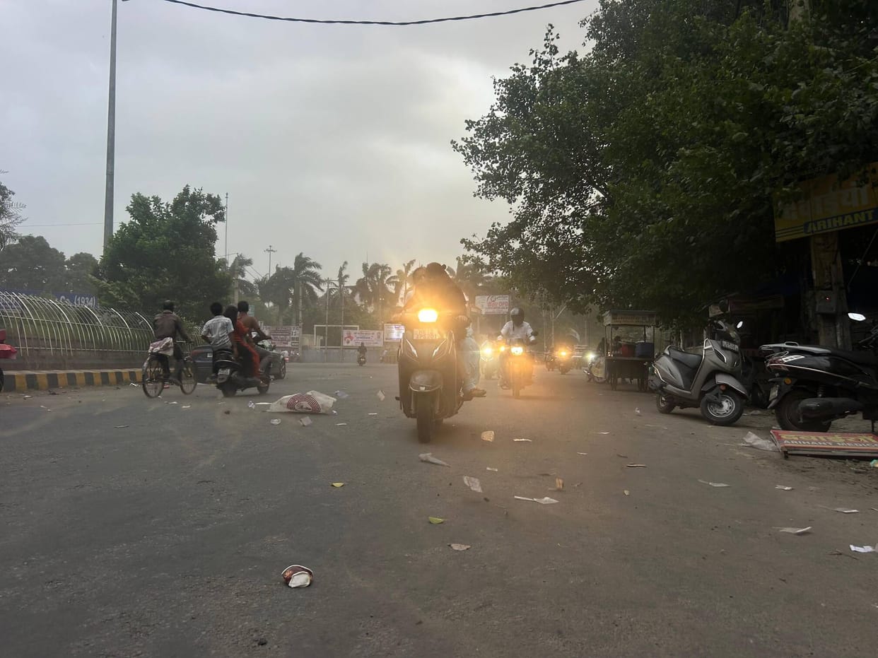 Monsoon impact wanes in Rohtak; temperature reaches 40 degrees Celsius.