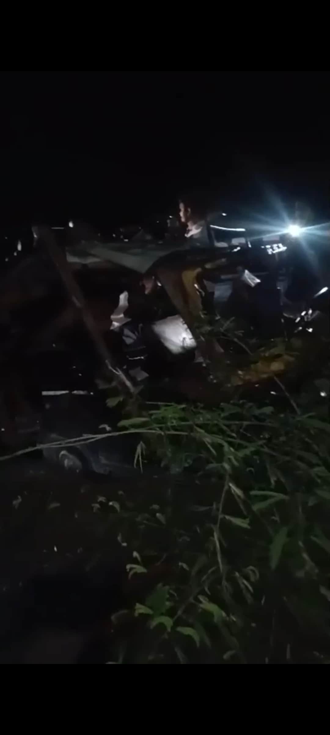 Havoc caused by speeding... car rams into auto-rickshaw; one dead, nine injured.