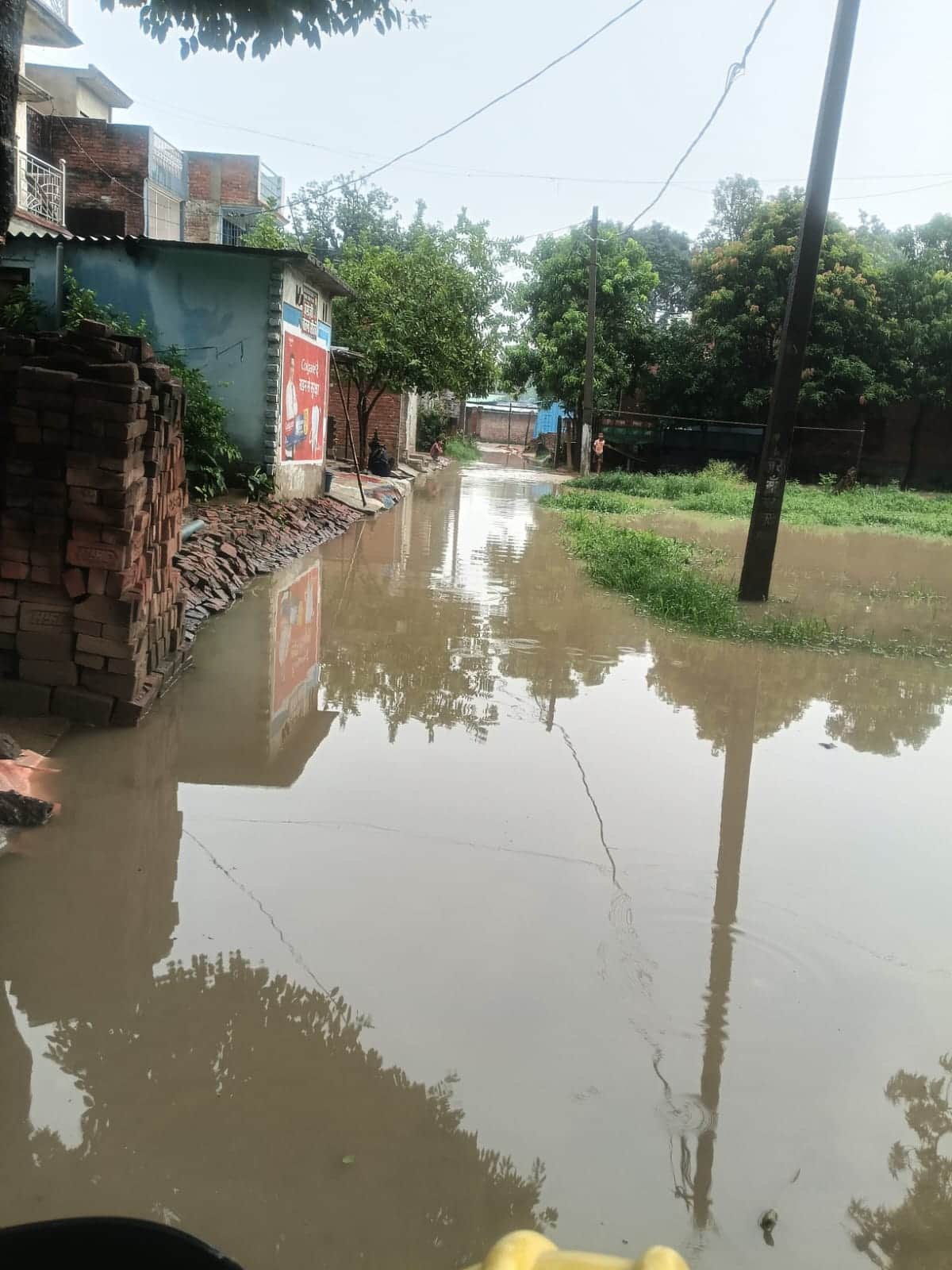 Waterlogging in Baba Thanidas Nagar for three years; residents distressed.
