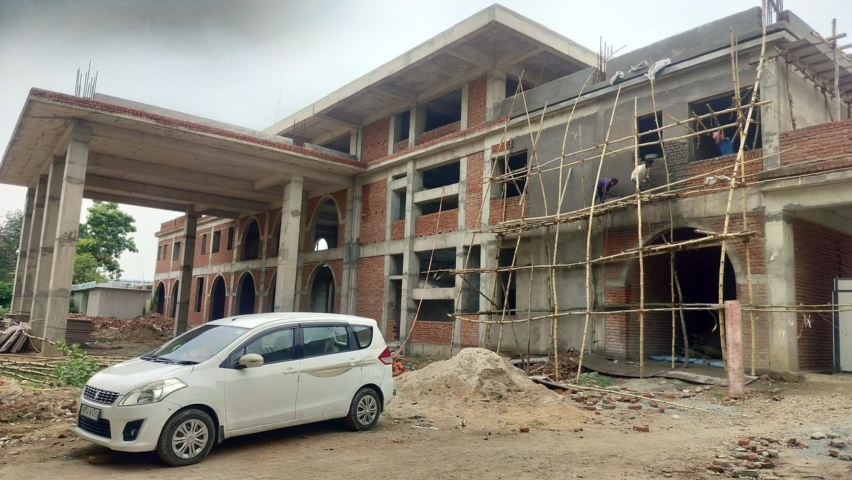 Development derails at Bhadohi station; neither could the platforms be repaired nor was the plastering work done