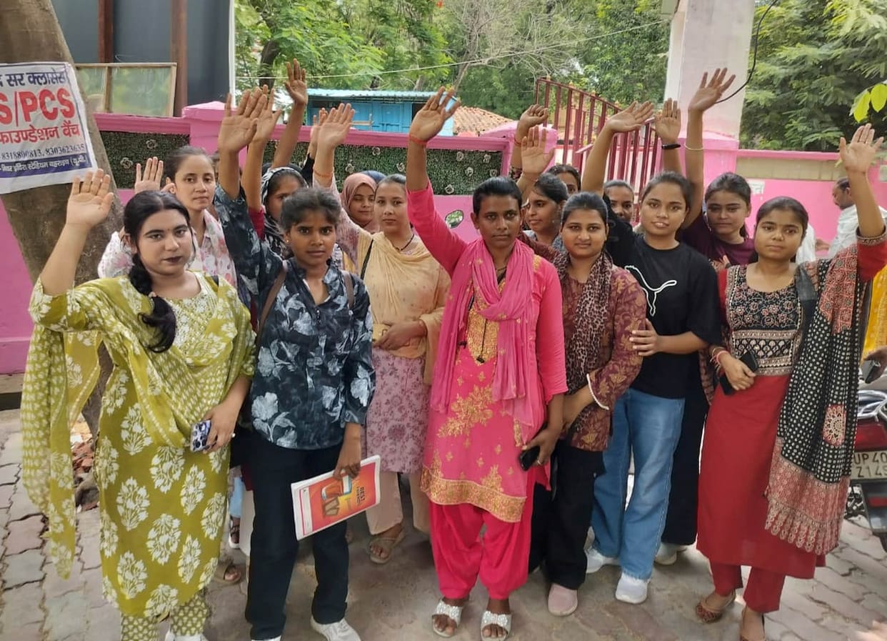 Academic records still not received after five years; students reach the Collectorate.