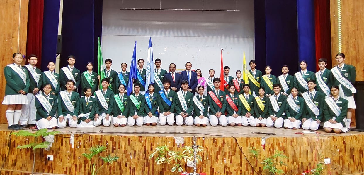 Student Council takes oath at DPS Jhakri.