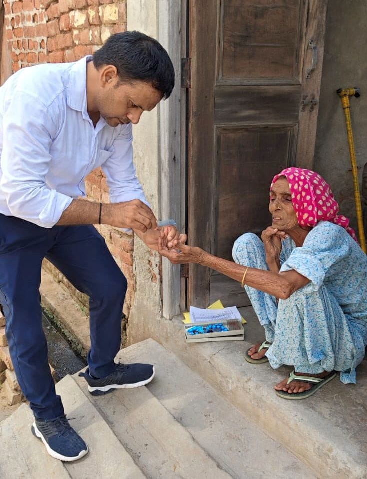 Villagers were made aware about malaria.