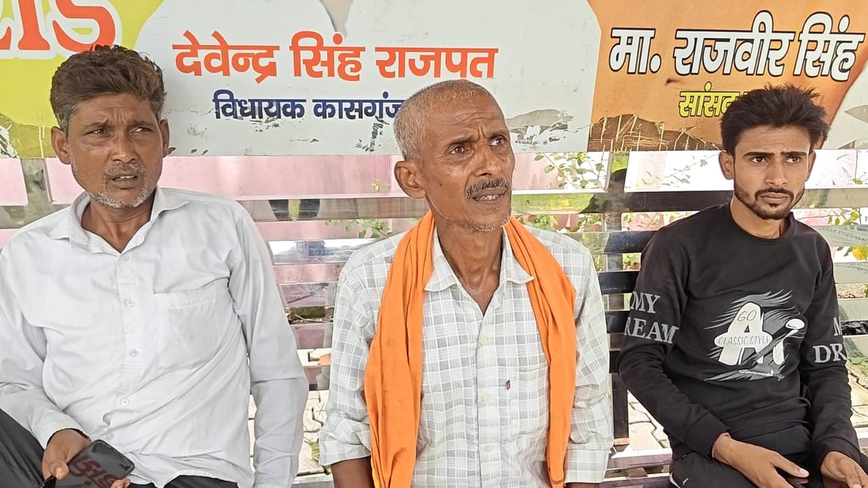 Sadhu's body recovered from a burnt hut at the Ganga Ghat.