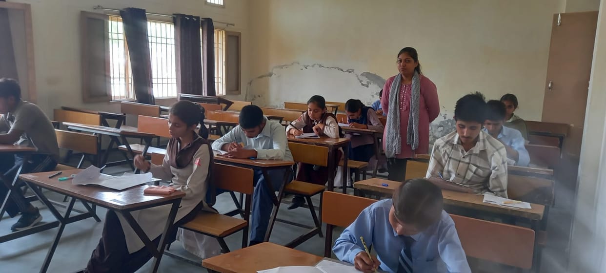 82 out of 124 students appeared for the Super-100 entrance exam