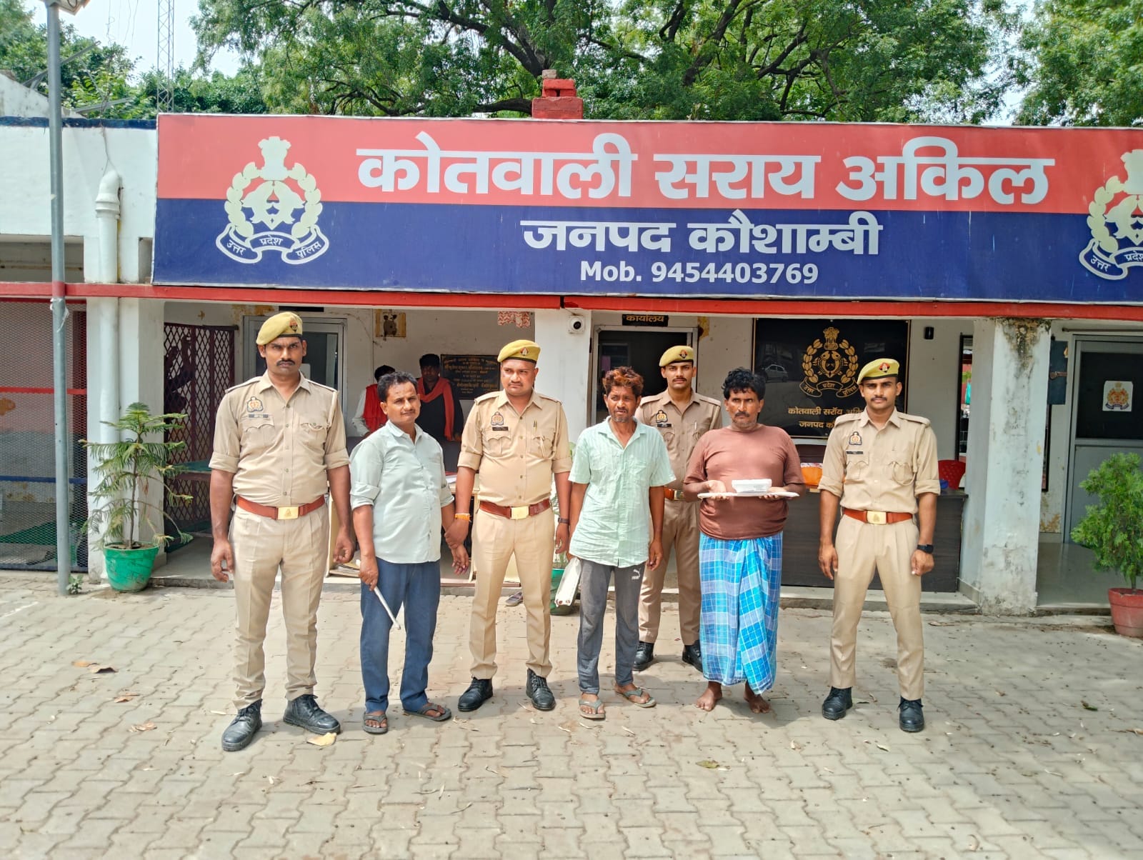 गोतस्कर मामले में गिरफ्तार आरोपी। स्रोत: पुलिस
