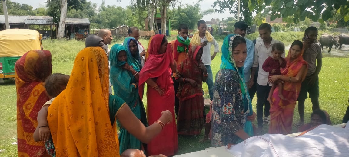 bihar news tractor bike accident two death wedding return accident bihar road accident news today