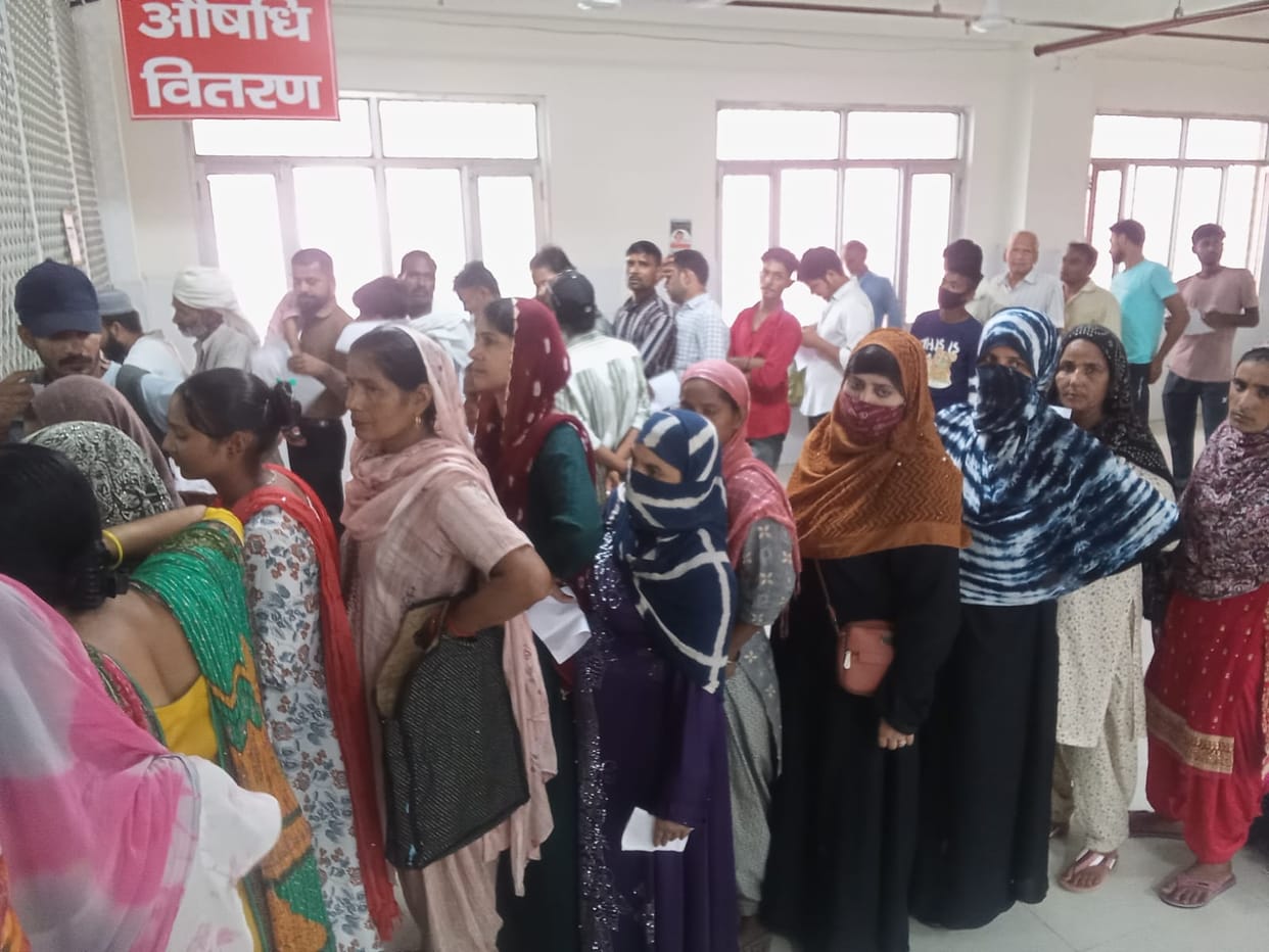 Rise in diarrhea patients at the hospital following rain.