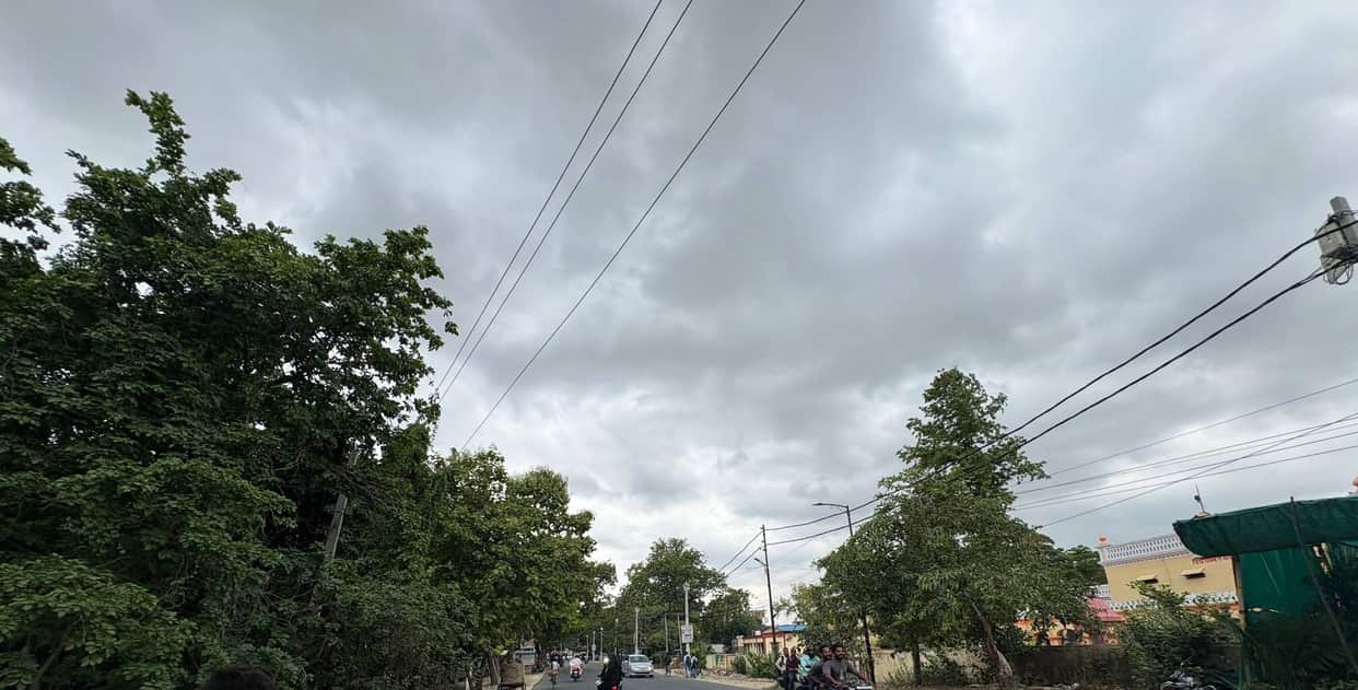 Unfavorable weather: no rain for three days