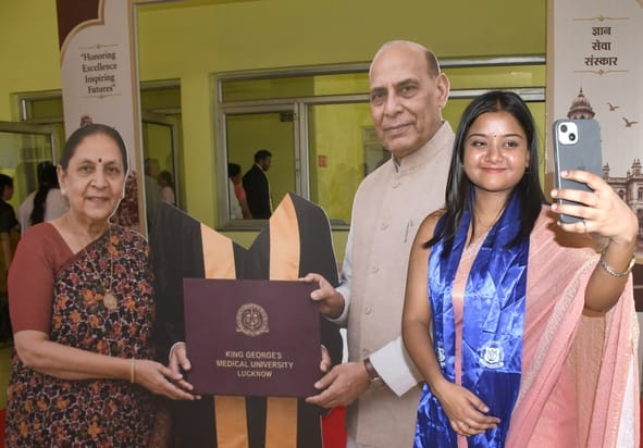 Degrees awarded to 1,707 students at KGMU's 22nd convocation ceremony.