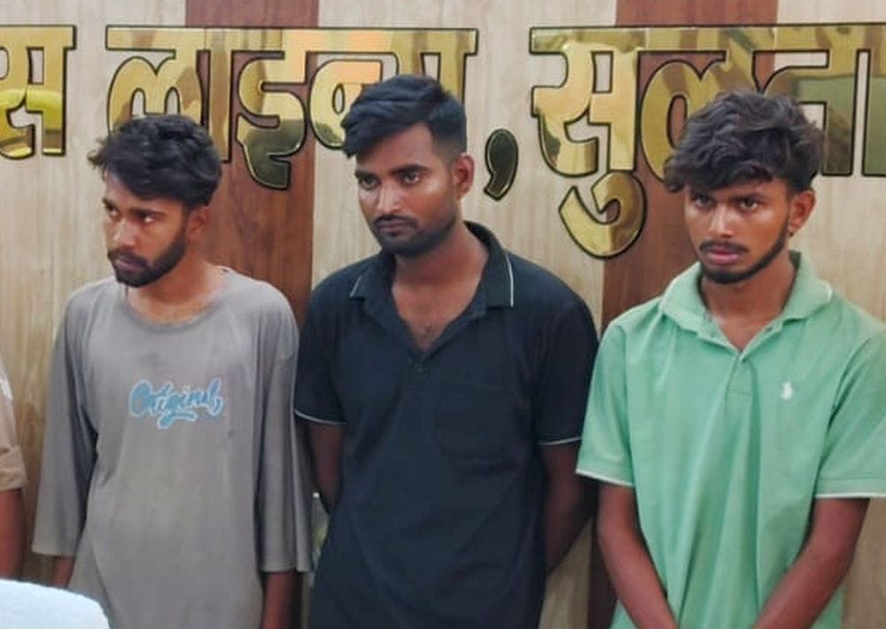 लूट के आरोपी।   -स्रोत : पुलिस