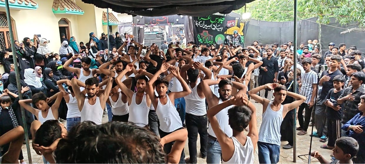 The 19th Azadari procession took place, remembering Imam Hussain and 72 martyrs