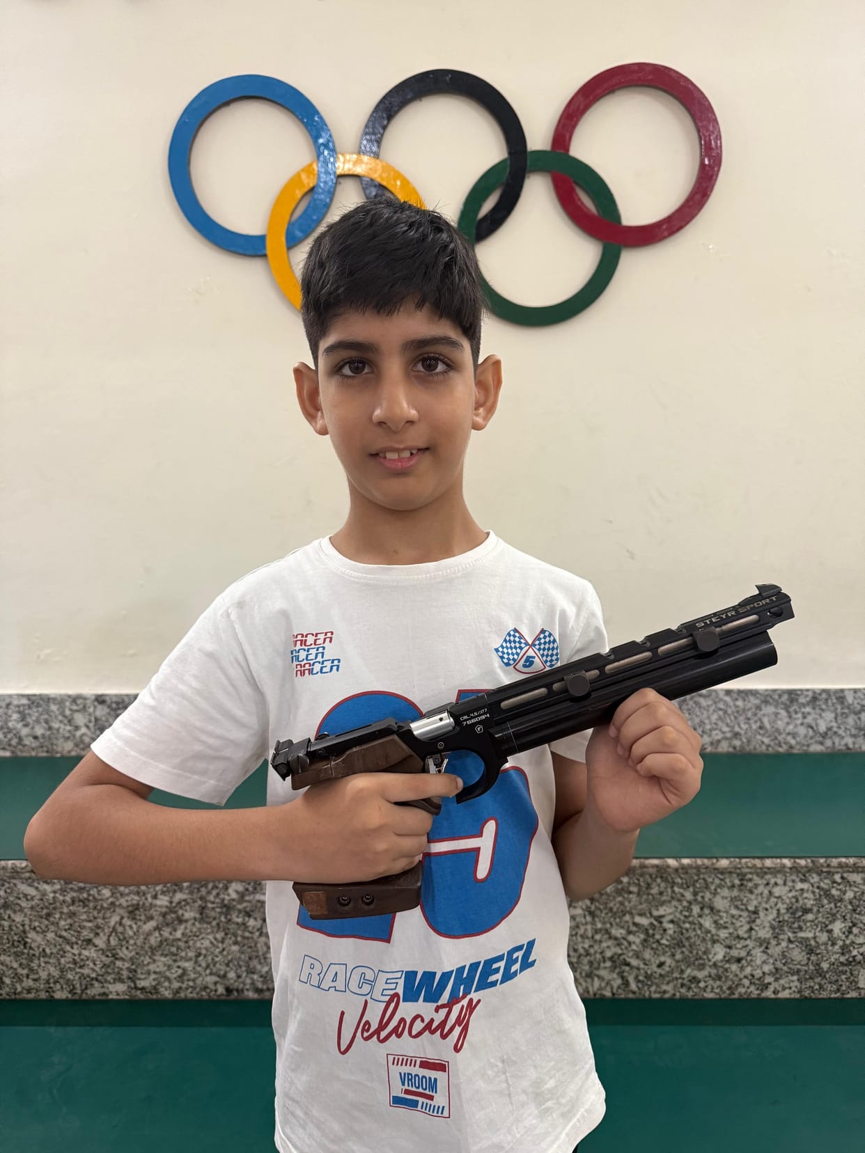 Rising Athlete: Nitijna aims to win gold at the National Shooting Championship.