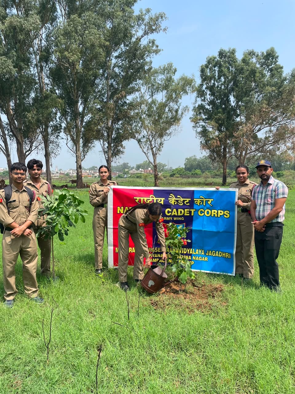 Pledged to plant and care for saplings