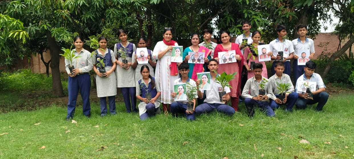 Cleaning of school premises and planting of trees