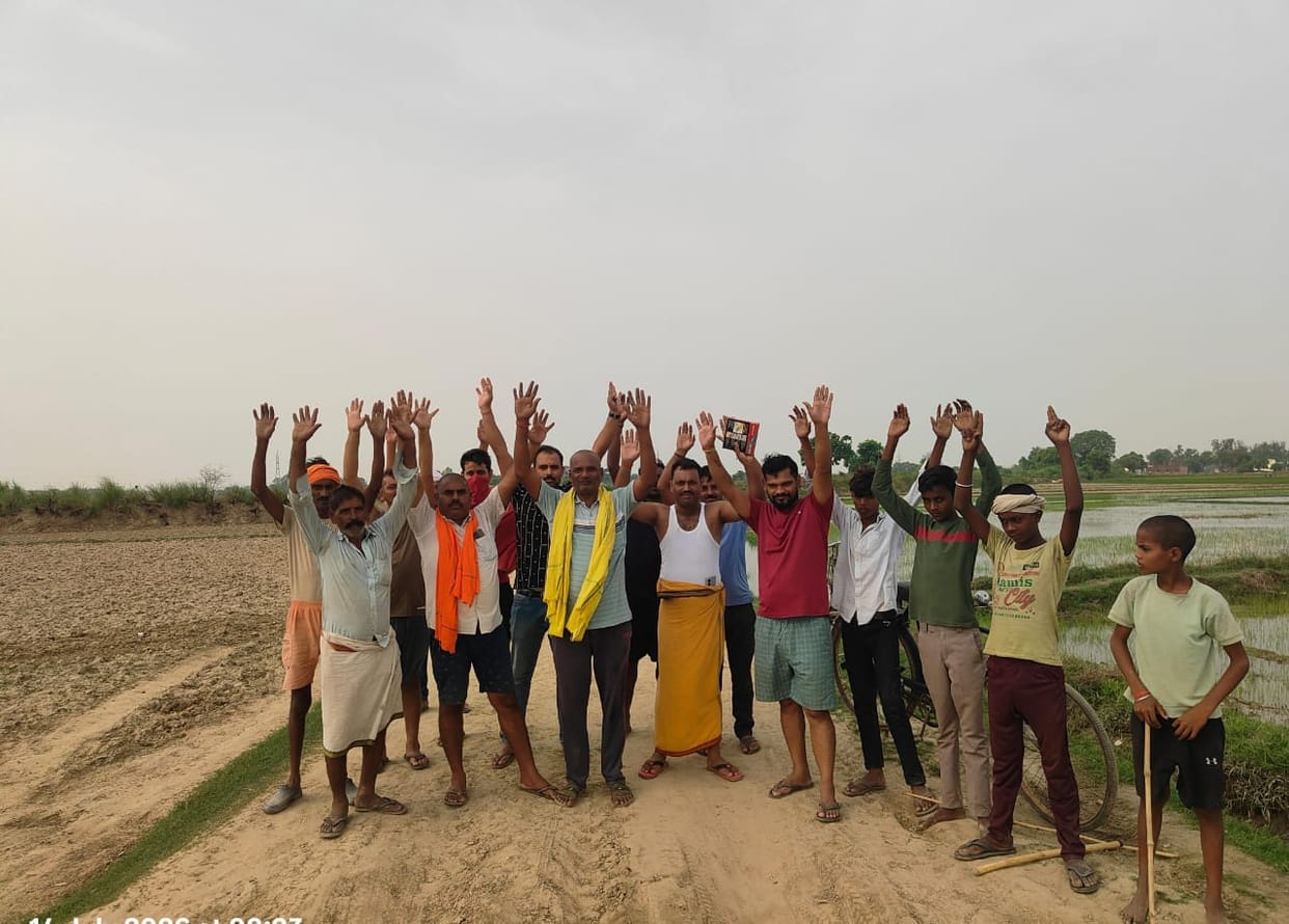 Progress stalled due to missing 150-meter stretch of road; villagers outraged