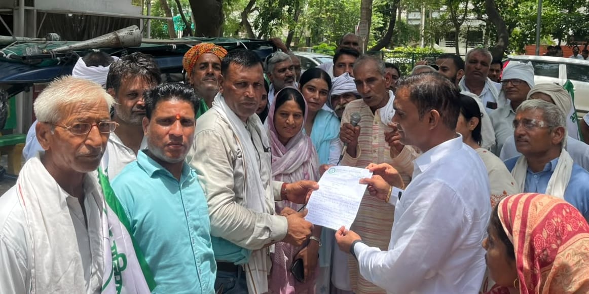 BKU Chaduni held a bike rally in protest against the India-US trade deal.