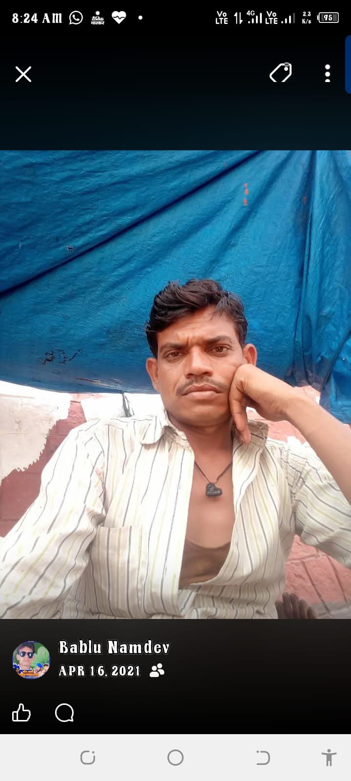 A young man took his own life by hanging himself from a mango tree.