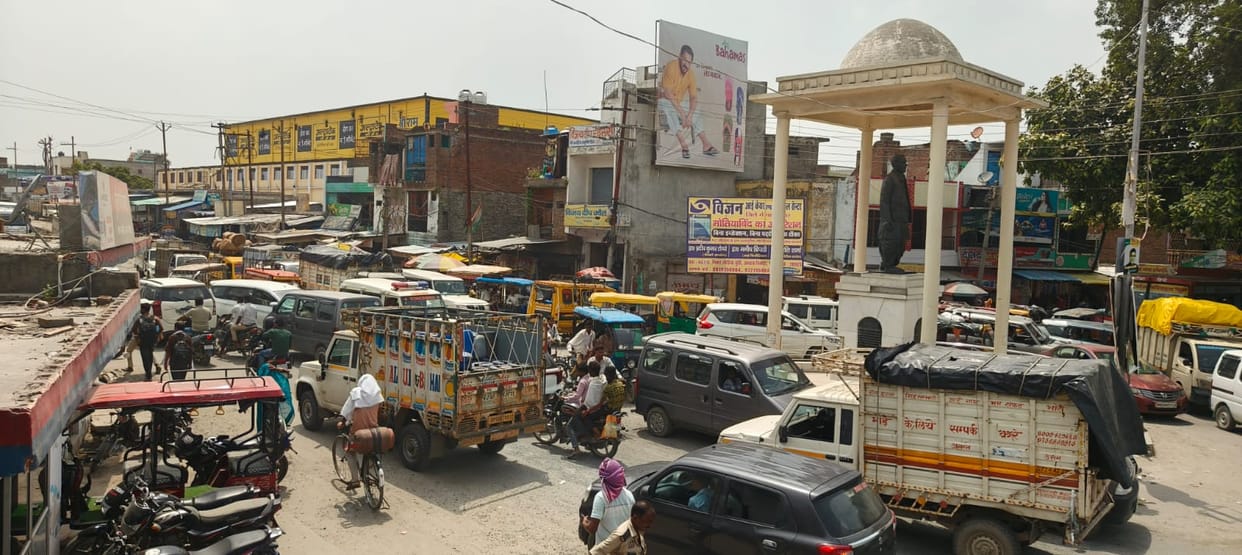 Five km of traffic jam due to Panchal Ghat bridge repair
