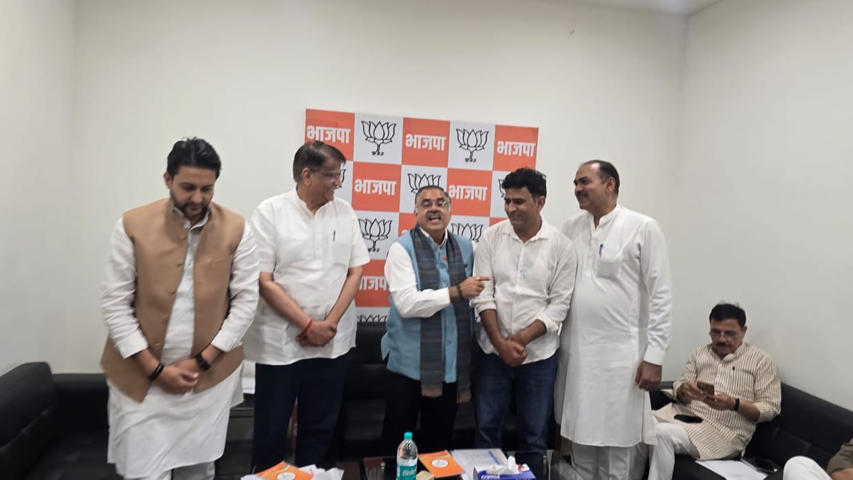 Badli Assembly constituency workers felicitated