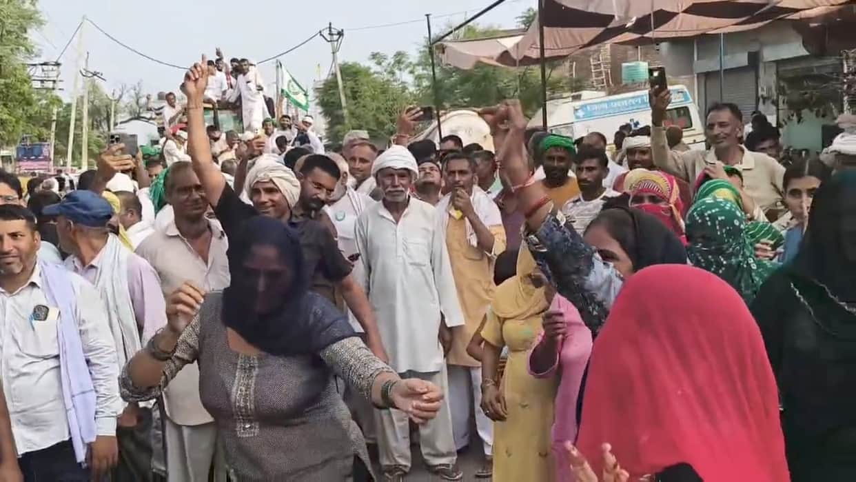Waiting turned into celebration...a torrent of joy