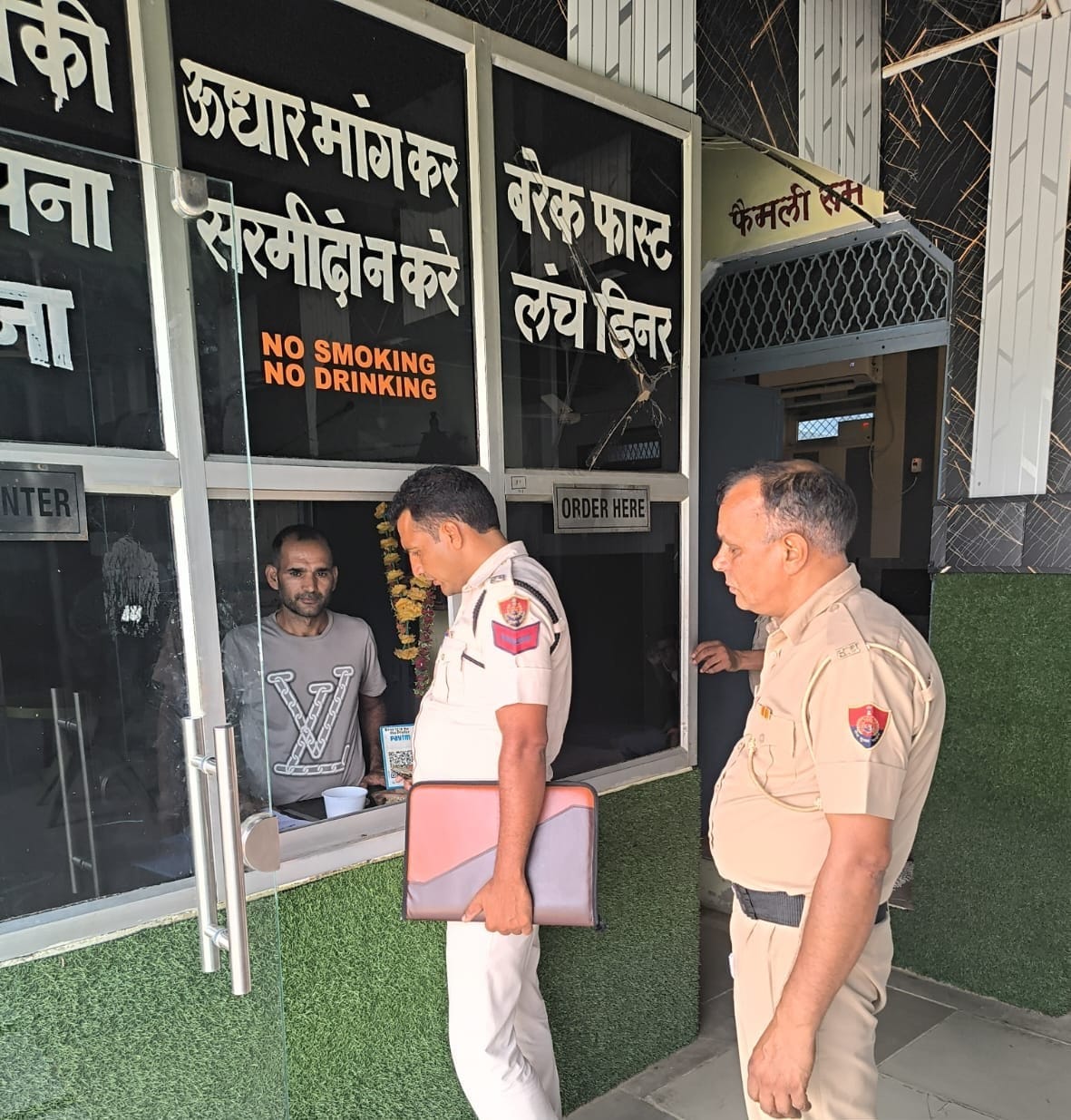 Police conducted a special checking drive at hotels and dhabas, inspecting registers and identity documents