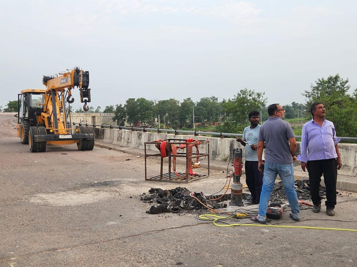 Overbridge built at a cost of 60 crore closed three times in eight years.
