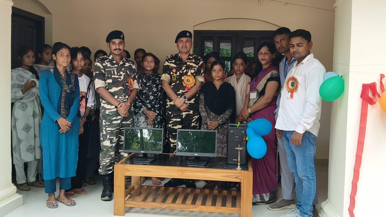 Computer training started for youth, sports equipment given to players
