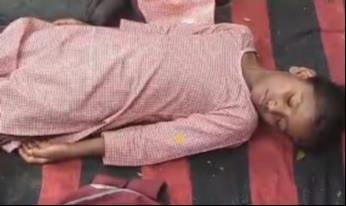 Two female students fainted at the PM SHRI School due to the heat.