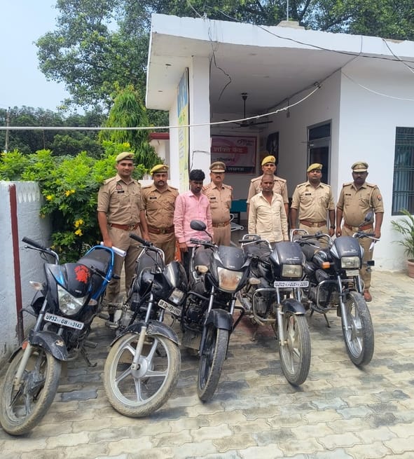 Two bike thieves arrested, five bikes recovered