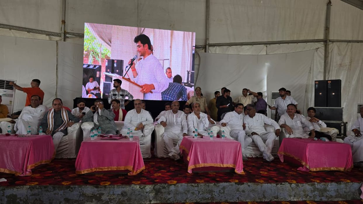 BJP and RLD leaders gather on Omprakash Tyagi's birth centenary.