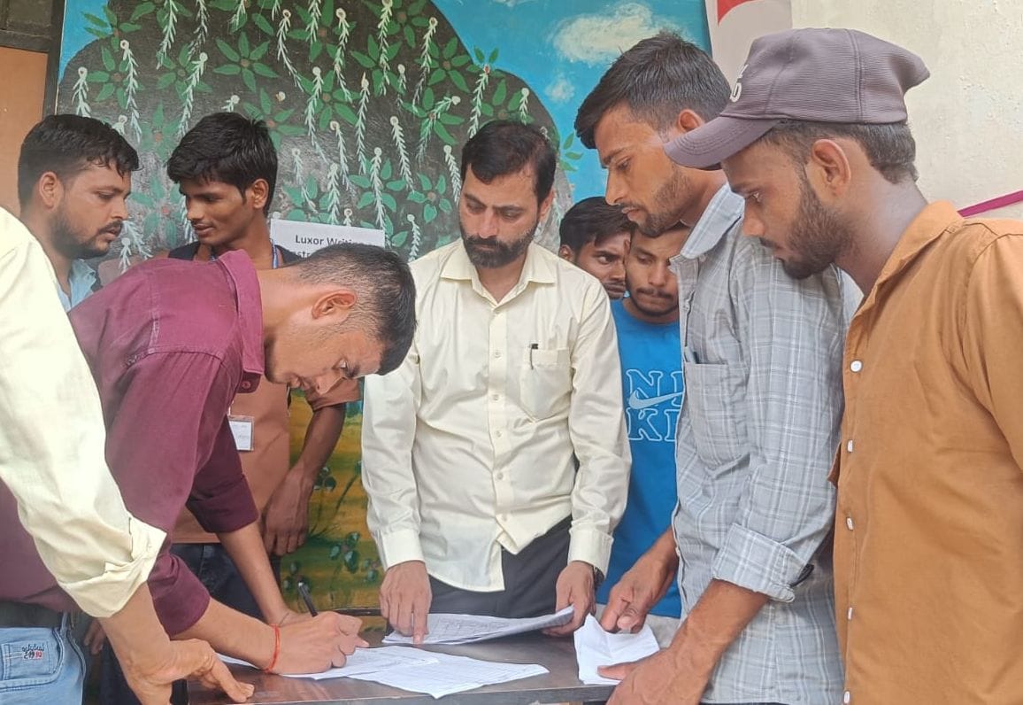102 out of 550 candidates secured opportunities at the job fair.