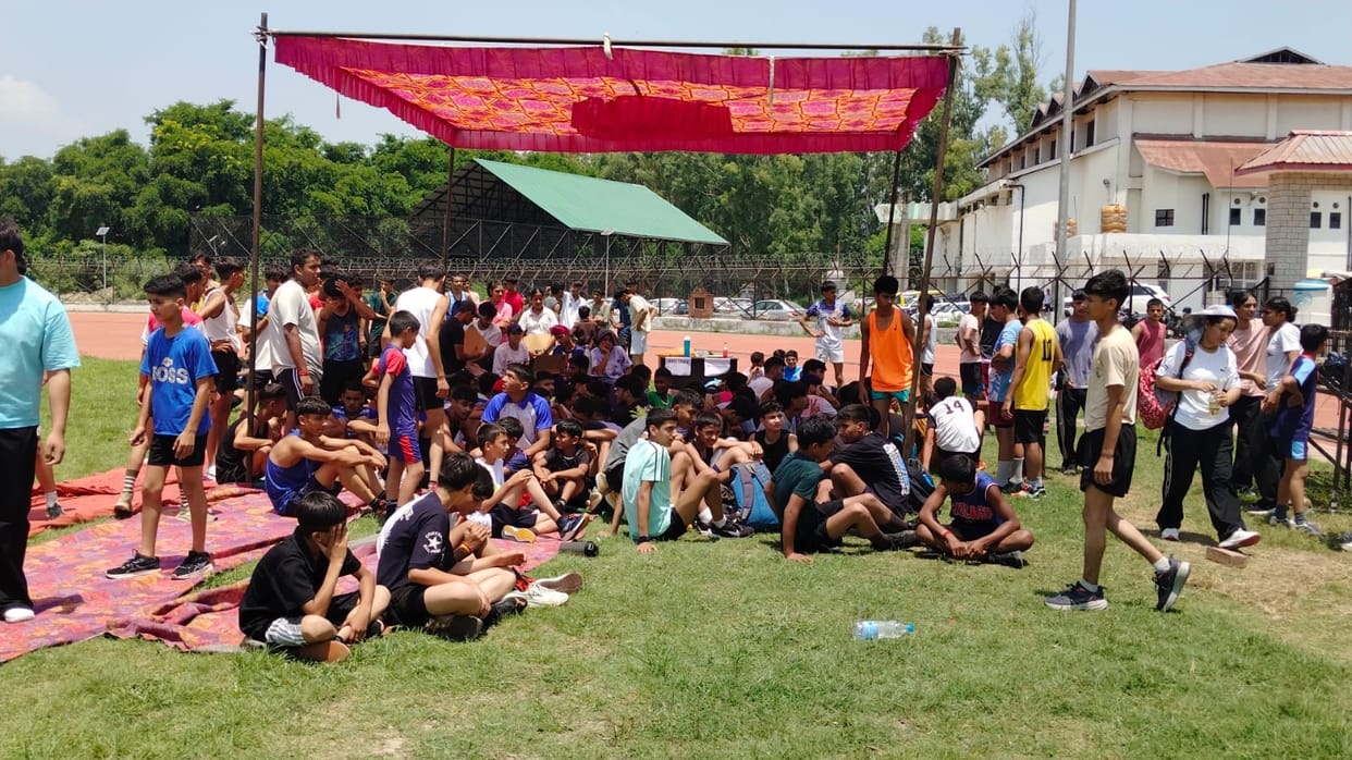 Trials begin for admission to Khelo India Centre, over 300 athletes showcase their talent