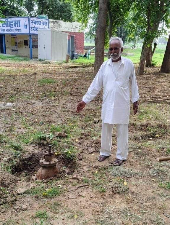 Water tank valve faulty for five days; adequate water not reaching homes.