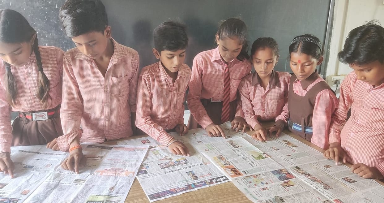 Now the future of the new generation will be shaped by books and newspapers
