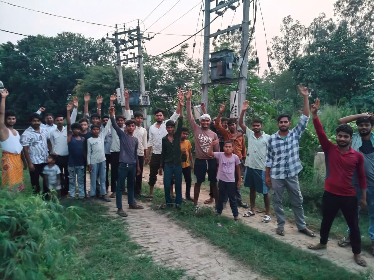 Nagla Katila has been in darkness for 15 days, as the transformer has blown.