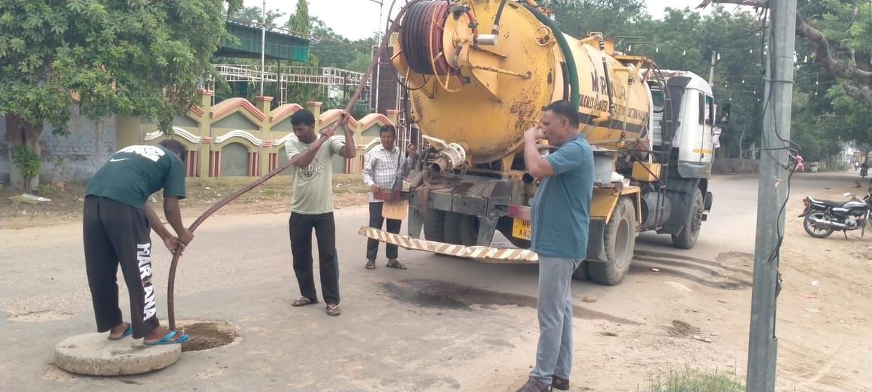 Department swings into action ahead of monsoon; sewerage cleaning begins in the city.