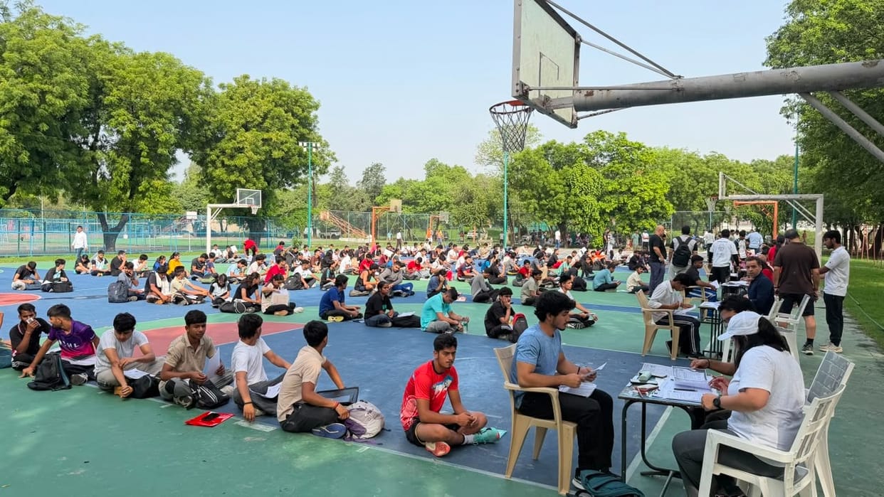Admission process underway at the Sports University; 500 candidates have participated in two days.