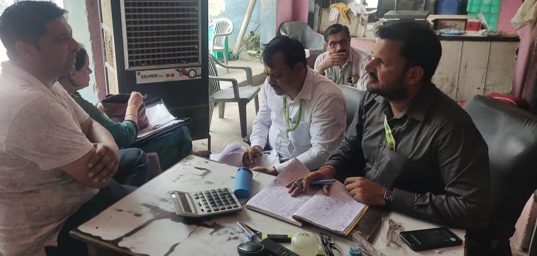 Food Safety Department raids dairy and collects samples.