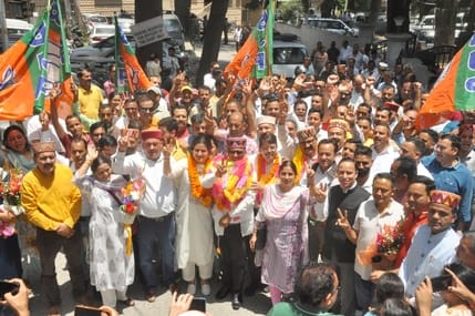 BJP flies high in Zila Panchayat; secures President and Vice-President posts.